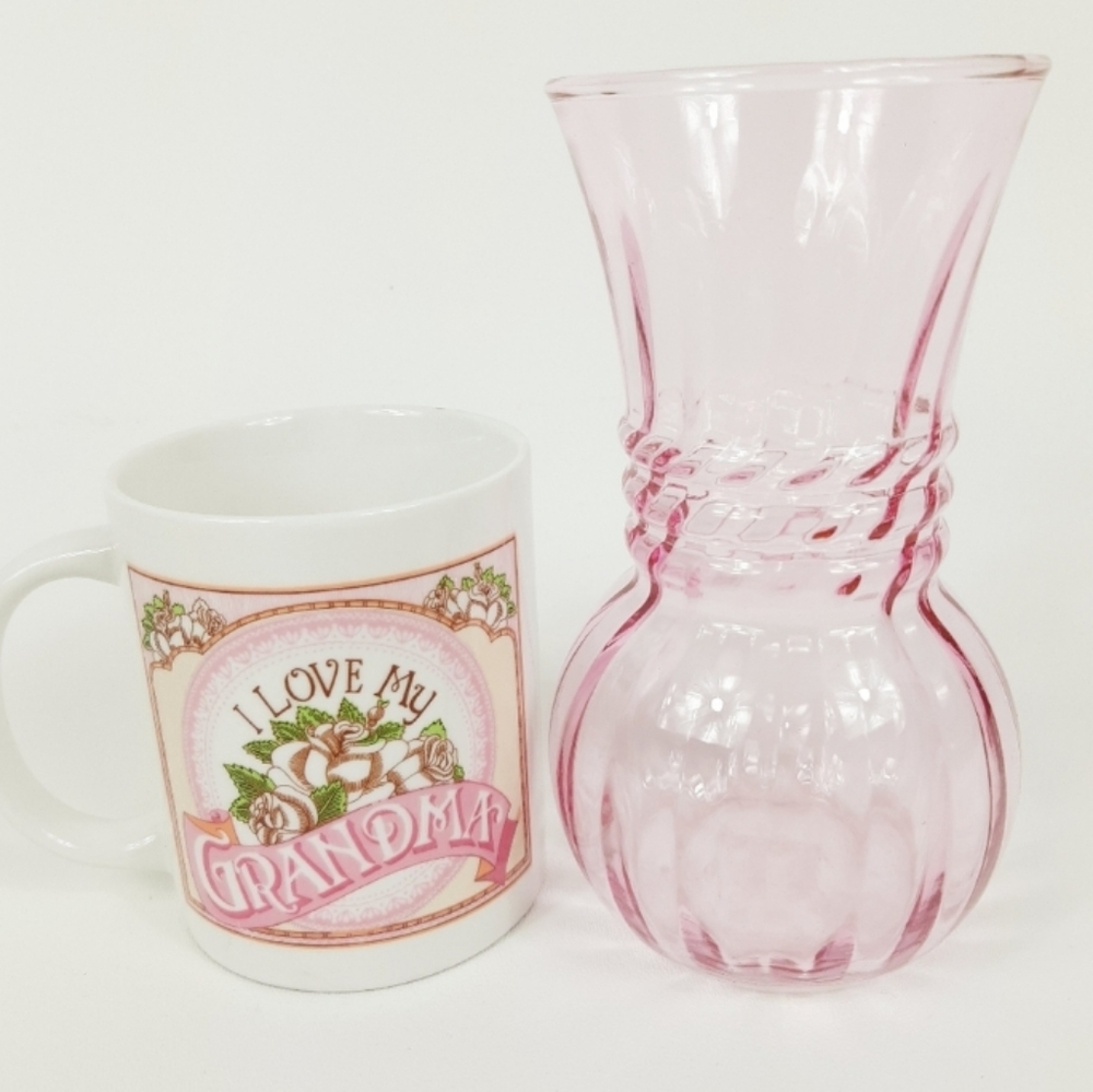 Gift Set For Grandmother Coffee Mug & Vase